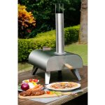Bighorn - four  pizza portable  granuls de bois alimentaire en acier inoxydable four  pizza portable ...