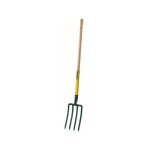Fourche  bcher  douille - 4 dents triangulaires 8 mm - manche bois leborgne 432291