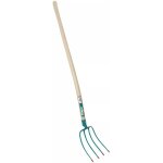 Fourche à fumier 4 dents emmanchée 130 cm Fourche à fumier 4 dents emmanchée 130 cm