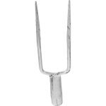 Fourche de jardin � deux dents en acier robuste - t�te de remplacement 2