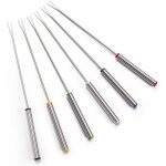Fourchettes � fondue en acier inoxydable - fourchettes � fondue au fromage � codage couleur avec poign�e ...