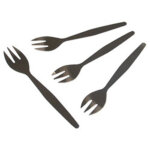 Fourchette huitre inox x4 251036 - metaltex