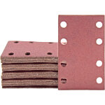 Fox feuilles abrasives auto - agrippantes, 133 x 80 mm, 8 trous, p. ponceuses vibrantes, corindon normal ...