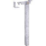 Fp - arrt de portail ajustable galvanis  chaud pour fixation dans le bton - 400mm