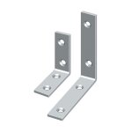 Fp - equerre l. 30mm b. 10mm s. 1, 8mm acier galvanis�, galvanis� jaune, �troit hohage (par 50)