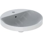 Fp - geberit variform - vasque � encastrer, diam�tre 480 mm, avec trop - plein, blanc 500. 704. 01. 2 ...