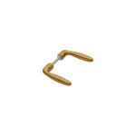 Fp - paire de poign�es de porte verona 1510 alu. f4 sans rosace vk 8mm hoppe