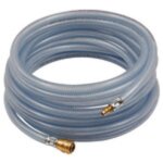 Fp - set de tuyaux pour air comprim en pvc d. intrieur 6 mm d. ext. 12 mm longueur 10 m raccord rapide ...