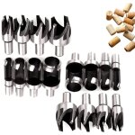 Fraise bouchonner bois, 16 pi�ces coupe - foret tenon acier carbone, ensemble perceuse conique de griffe ...