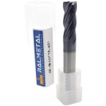 Fraise en carbure monobloc 10 x 25 x 75 mm, 4 dents, duret� 45 hrc