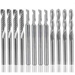 Fraise en carbure de tungstène 12 pcs, 4 pcs 1 / 8 'pour fraises cnc outils à double cannelure + 8 fraises ... Fraise en carbure de tungstène 12 pcs, 4 pcs 1 / 8 'pour fraises cnc outils à double cannelure + 8 fraises ...