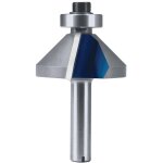 Makita - fraise  chanfreiner / profiler avec palier de bute,  36 mm  36 mm - queue 8 mm - angle 45 ...