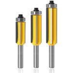 Fraise  copier 8mm - fraise 4 fltes avec roulement pour dfonceuse, outil de menuiserie bois