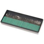 Fraises diamant�es pour outil rotatif - 30 pcs tige de 3, 17 mm