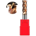 Fraise � queue cylindrique � 4 dents - 10 mm - duret� hrc55 - jeu de fraises en carbure cnc pour per�age ...