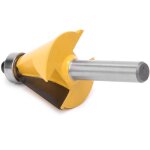 Fraise à raboter à queue, fraise à chanfreiner, chanfrein, chanfrein de 8mm avec roulement, outil de ... Fraise à raboter à queue, fraise à chanfreiner, chanfrein, chanfrein de 8mm avec roulement, outil de ...