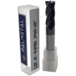 Fraise radiale torique en carbure monobloc fi8 r0. 2 x 60 45hrc