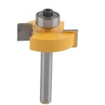 Fraise  rainurer en t, hauteur 3 / 8', type t, pour routeur rabbeting, tige 1 / 4', outil de coupe du ...