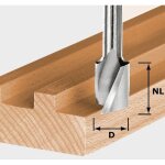 Fraises � rainurer h�lico�dale hs spi s8 d18 / 25 - 490950 - festool