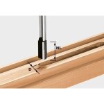 Fraise � rainurer hw s8 d20 / 30 - 490972 - festool