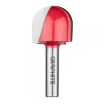 Fraise � rainurer en u, 25, 4 x 22, 5 mm, tige de 8 mm, usinage de pr�cision du bois et du pvc
