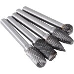 Fraise rotative, 5 pièces en acier de tungstène meulage bavure 6 mm tige 10 mm tête rotary cutter bits ... Fraise rotative, 5 pièces en acier de tungstène meulage bavure 6 mm tige 10 mm tête rotary cutter bits ...