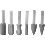 Fraises rotatives en carbure de tungst�ne, lime � bois, gravure sur m�tal, m�che de meulage, tige de ...