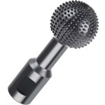 Fraise rotative  nez sphrique en bois ?40 mm, gouge  nez sphrique en acier au carbone avec filetage ...