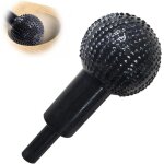 Fraise sph�rique rotative � 40 mm, r�pe sph�rique pour perceuses, outil de sculpture sur fraise metal ...