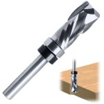 Fraise en spirale 8mm tige up - down cut, fraise  rainurer en spirale avec double roulement  billes, ...