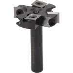 Fraise � surfacer spoilboard, queue de 12 mm, diam�tre de coupe de 1 3 / 4 po, plaquette de lame indexable ...