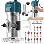 Fraiseuse � bois + coffret de frais 800 w puissante