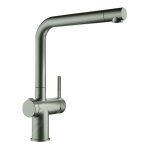 Franke - active - mitigeur d'�vier fn 5350. 149, avec commande de vidage, inox 115. 0653. 504