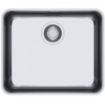 Franke aton anx 110 - 48, sous - plan 510 x 430, inox