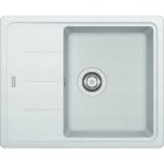 Franke - basis - Évier en fragranit bfg 611 - 62, 62x50 cm, blanc artic 114. 0285. 103 Franke - basis - Évier en fragranit bfg 611 - 62, 62x50 cm, blanc artic 114. 0285. 103