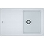 Franke - basis - �vier en fragranit bfg 611 - 78, 78x50 cm, blanc artic 114. 0285. 168