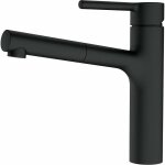 Franke - centro - mitigeur d'�vier fp 0098. 901 avec douchette extractible, noir mat 115. 0621. 592