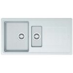 Franke - evier titan tectonite ttd651 - blanc artic (mouchet�)
