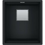 Franke - kubus 2 - �vier en fragranit kng 110 - 37, 41x46 cm, noir mat 125. 0670. 899