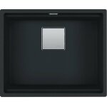 Franke - kubus 2 - �vier en fragranit kng 110 - 52, 56x46 cm, noir mat 125. 0670. 898