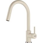 Franke - lina - mitigeur d'�vier fc 6051. 085 avec douchette extractible, sable tachet�e 115. 0626. 083 ...