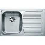 Franke - logica - Évier en inox llx 611 / 2, 79x50 cm 101. 0120. 187 Franke - logica - Évier en inox llx 611 / 2, 79x50 cm 101. 0120. 187