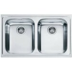 Franke - logica - �vier en inox llx 620, 79x50 cm 101. 0199. 870
