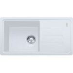 Franke malta - �vier en fragranit bsg 611 - 78 / 39, 78x44 cm, blanc artic 114. 0440. 907