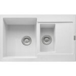 Franke - maris - Évier en fragranit mrg 651 - 78, 78x50 cm, blanc artic 114. 0285. 325 Franke - maris - Évier en fragranit mrg 651 - 78, 78x50 cm, blanc artic 114. 0285. 325