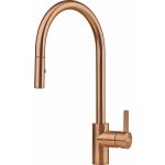 Franke - eos neo - mitigeur d'vier fc 0045. 505 avec douchette extractible, cuivr 115. 0628. 254