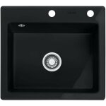 Franke mythos - �vier en c�ramique mtk 610 - 58, 58x51 cm, onyx 124. 0335. 851