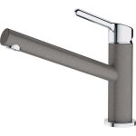 Franke - orbit - mitigeur d'évier fc 3054. 084, chrome / pierre grise 115. 0623. 140 Franke - orbit - mitigeur d'évier fc 3054. 084, chrome / pierre grise 115. 0623. 140