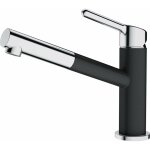 Franke - orbit - mitigeur d'�vier fc 3055. 071 avec douchette extractible, chrome / onyx 115. 0623. 057 ...