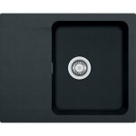 Franke orion vier avec gouttoir rversible oid (611 - 62), tectonite, 62x50cm, noir (oid611 - 62c)